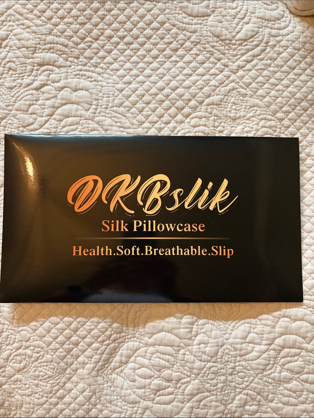 Silk Pillowcase - Blue